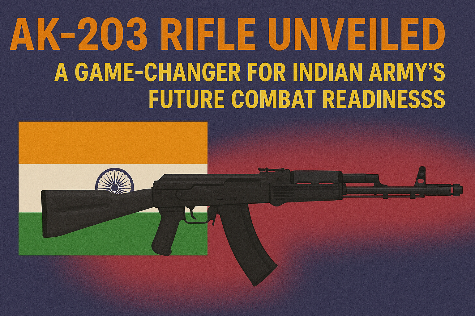 AK-203 Rifle Unveiled: A Game-Changer for Indian Army's Future Combat Readiness