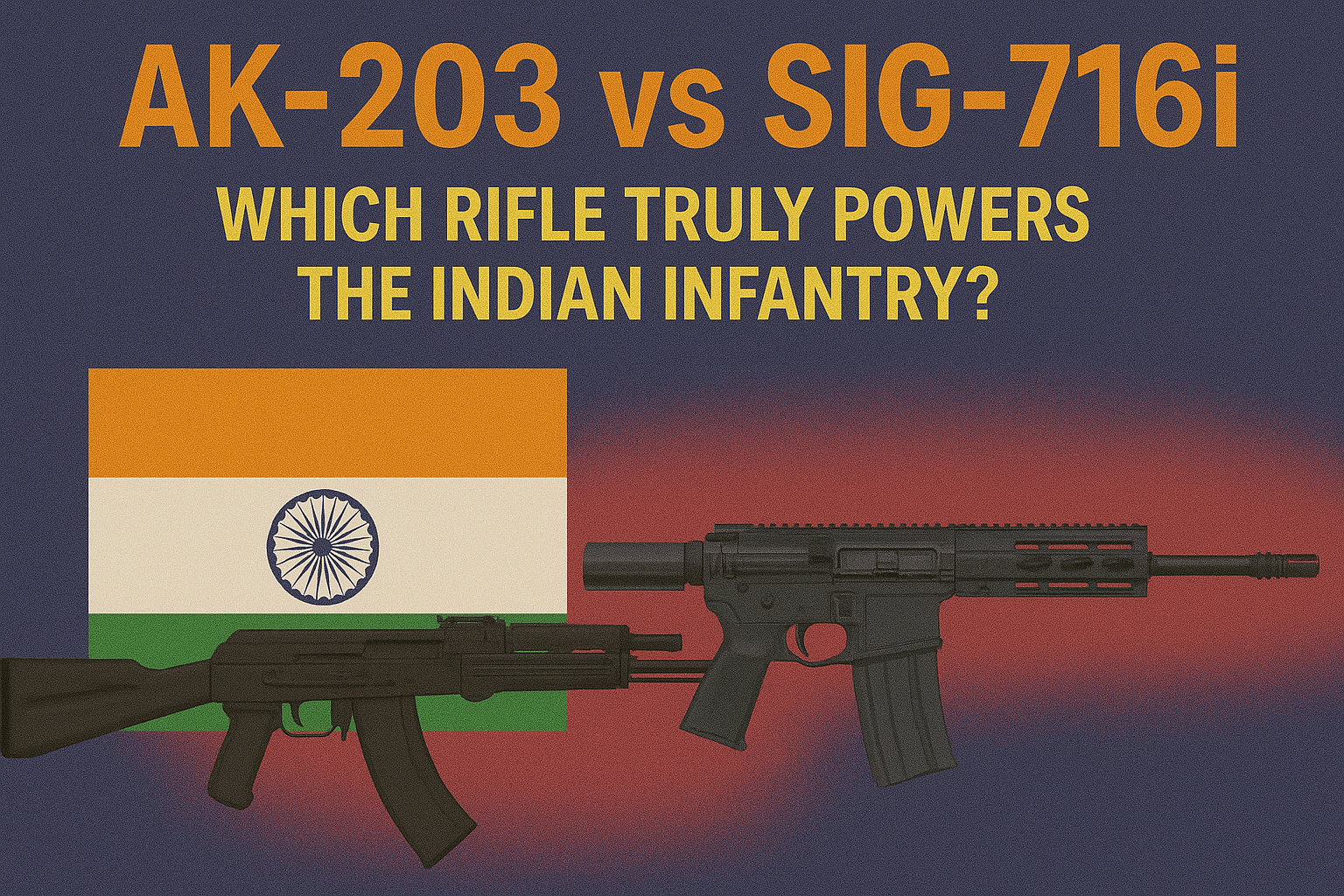 AK‑203 vs SIG‑716i – Which Rifle Truly Powers the Indian Infantry?