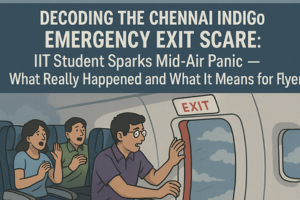 Decoding the Chennai IndiGo Emergency Exit Scare: IIT Student Sparks Mid-Air Panic — What Really Happened and What It Means for Flyers