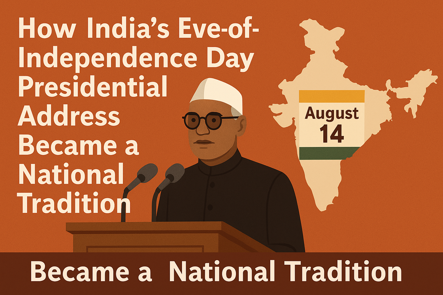 How India’s Eve-of-Independence Day Presidential Address Became a National Tradition