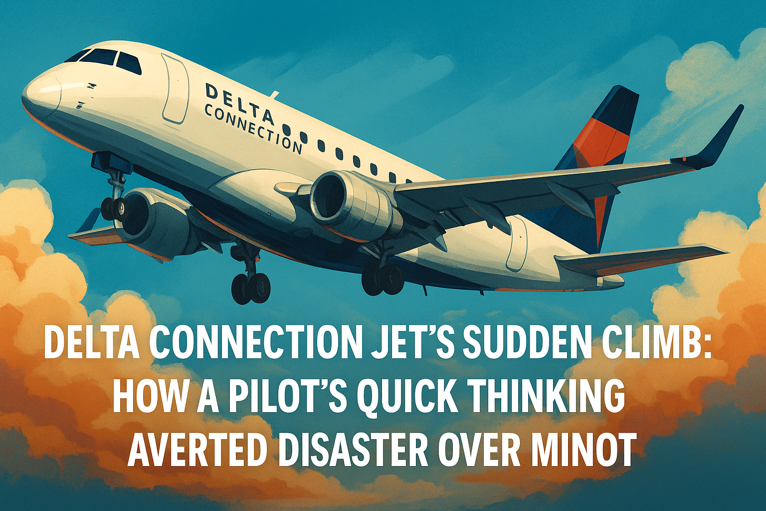 Delta Connection Jet’s Sudden Climb: How a Pilot’s Quick Thinking Averted Disaster Over Minot