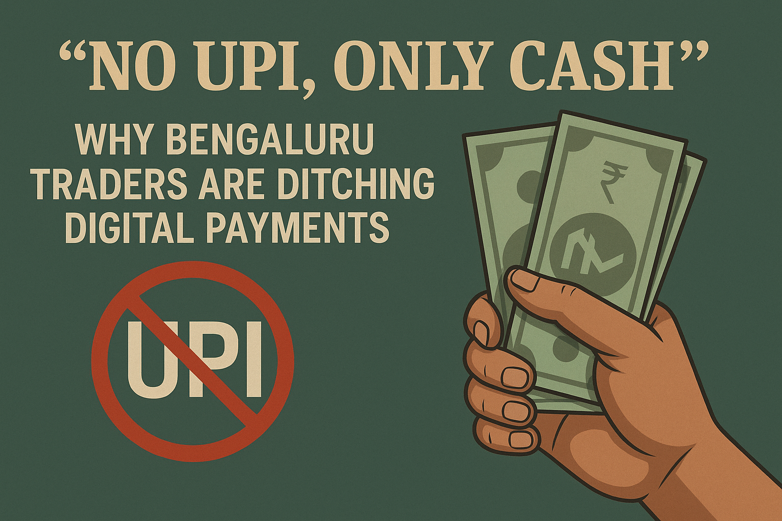 “No UPI, Only Cash”: Why Bengaluru Traders Are Ditching Digital Payments
