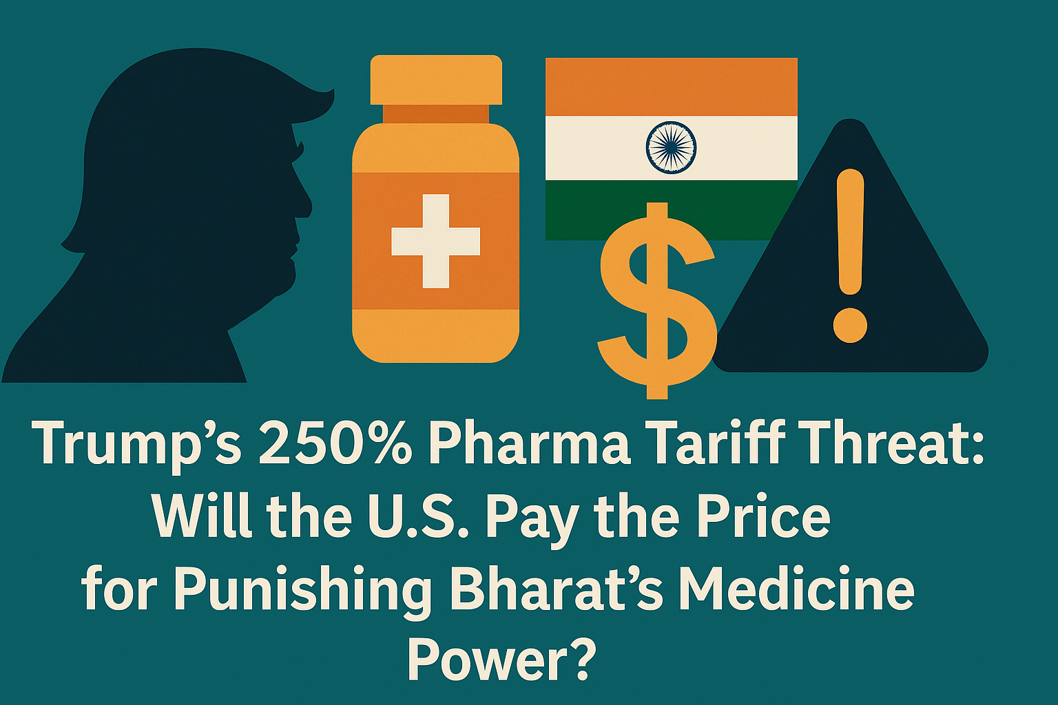 Trump’s 250% Pharma Tariff Threat: Will the U.S. Pay the Price for Punishing Bharat's Medicine Power?