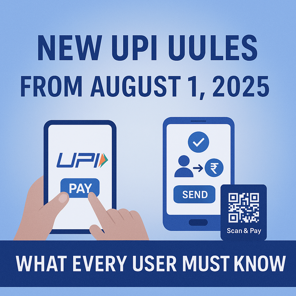New UPI Rules from August 1, 2025: What Every User Must Know